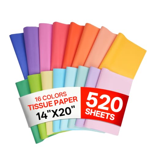 BEZNH Tissue Paper Bulk | 16 Colors 14" X 20" Gift Tissue Paper