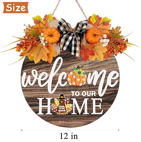 Interchangeable Seasonal Welcome Sign