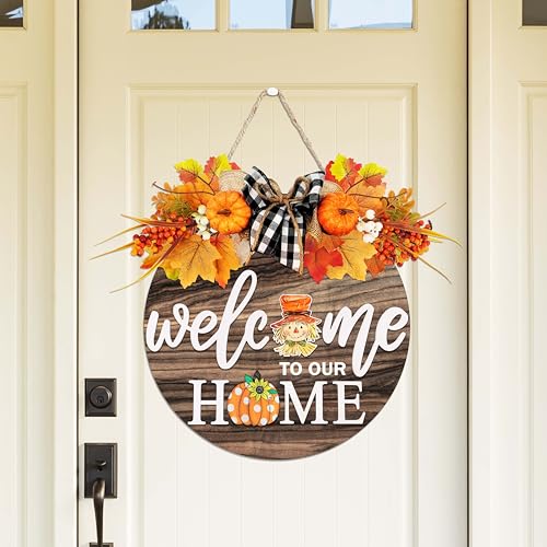Interchangeable Seasonal Welcome Sign