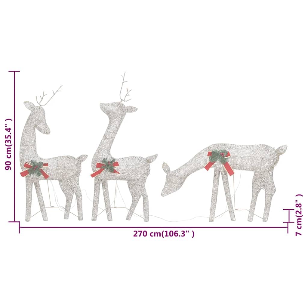 6-Piece Lighted Christmas Reindeer Set