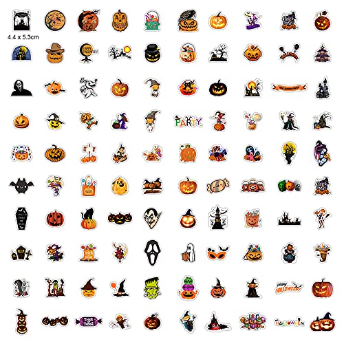 100-Piece Halloween Sticker Set