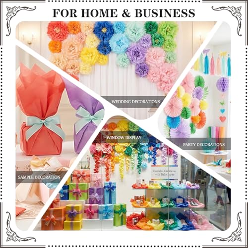 BEZNH Tissue Paper Bulk | 16 Colors 14" X 20" Gift Tissue Paper
