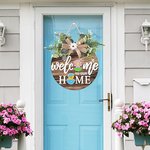 Interchangeable Seasonal Welcome Sign