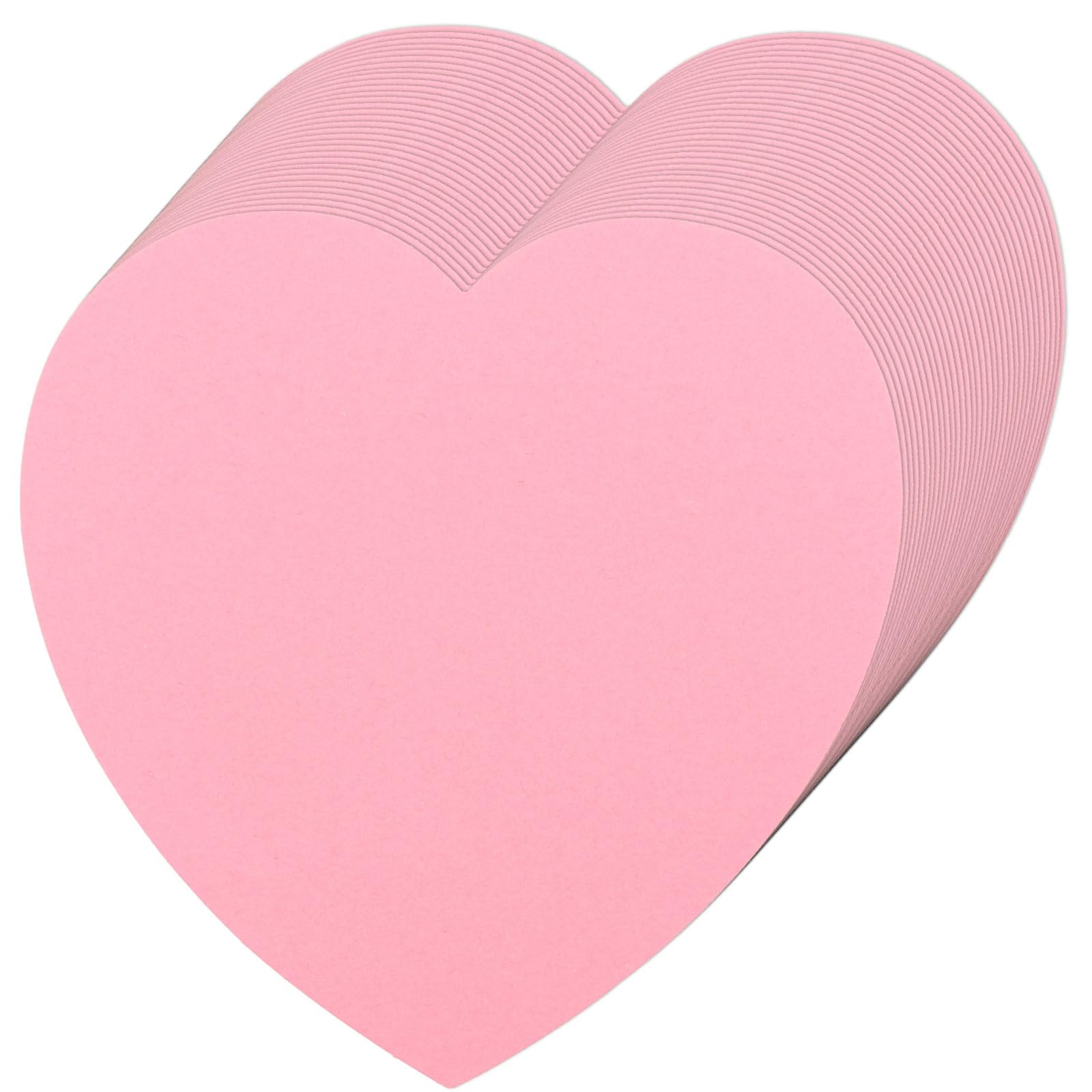 72-Piece Heart Paper Cutouts