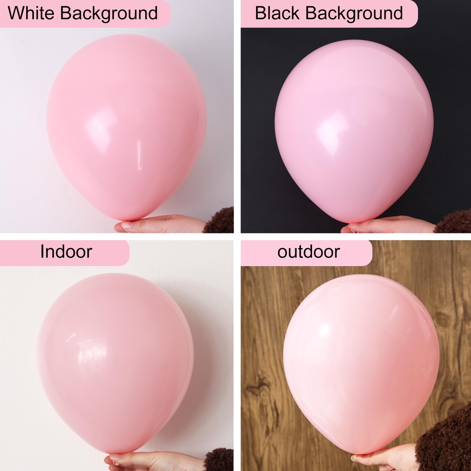 RUBFAC Balloons 129pcs Different Sizes 18 12 10 5 Inch