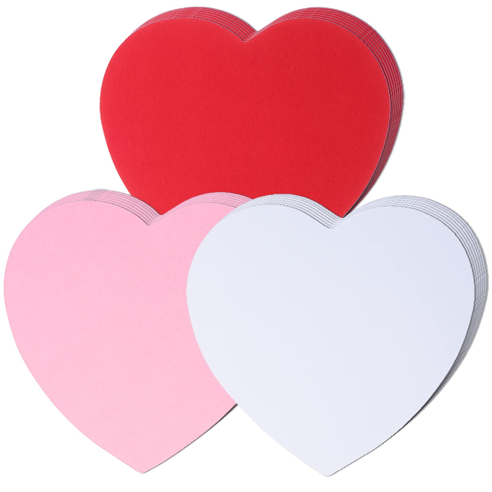 72-Piece Heart Paper Cutouts