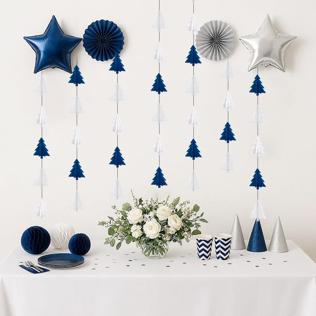 3D Christmas Tree Paper Garlands