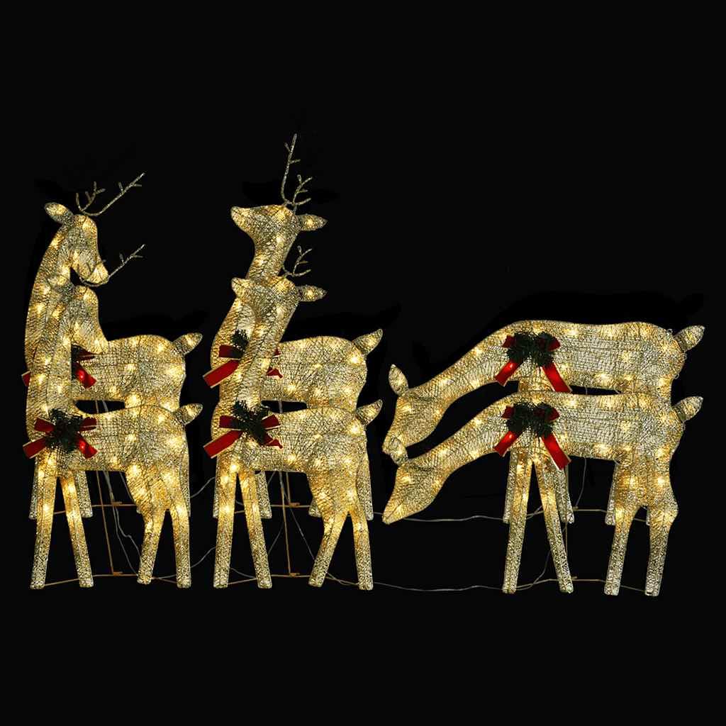6-Piece Lighted Christmas Reindeer Set