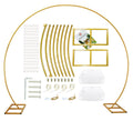 Gold Metal Circle Balloon Arch