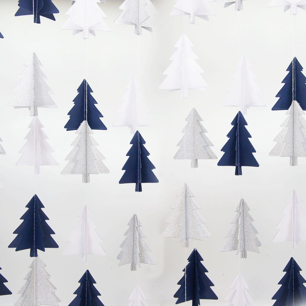 3D Christmas Tree Paper Garlands