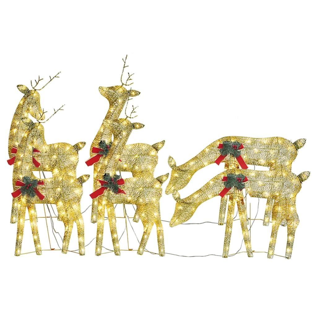 6-Piece Lighted Christmas Reindeer Set