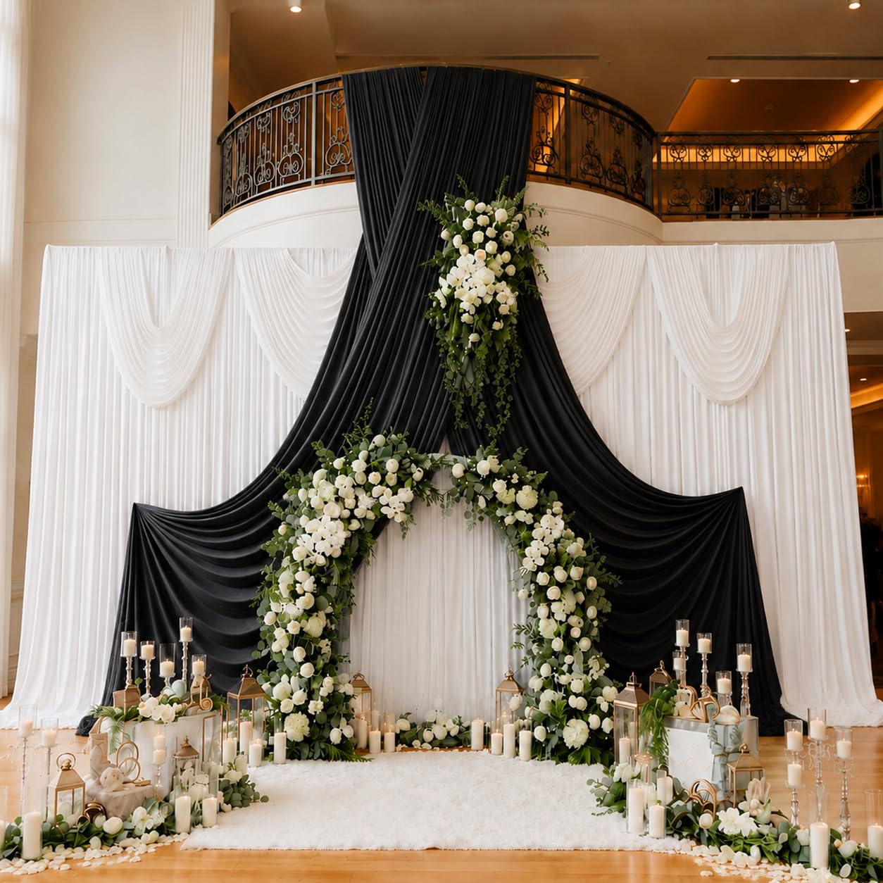 12 ft Backdrop Curtains for Weddings, Birthdays and Photos