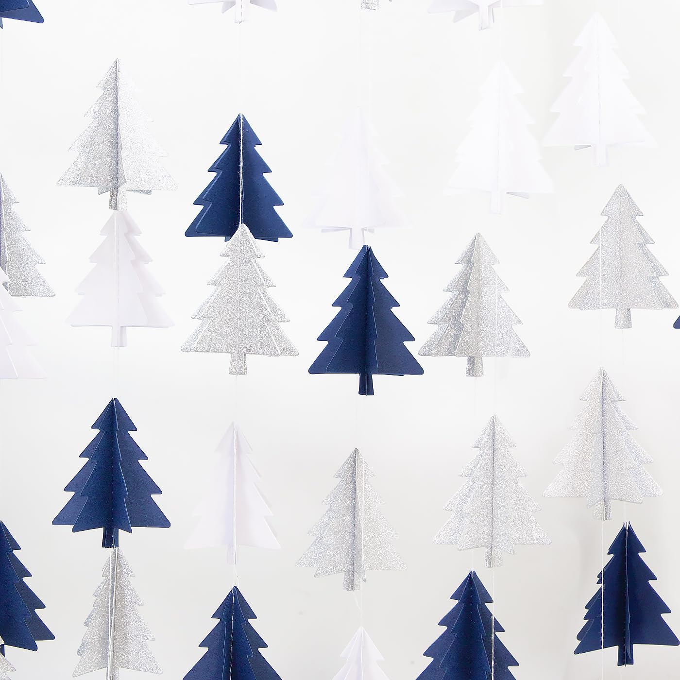 3D Christmas Tree Paper Garlands