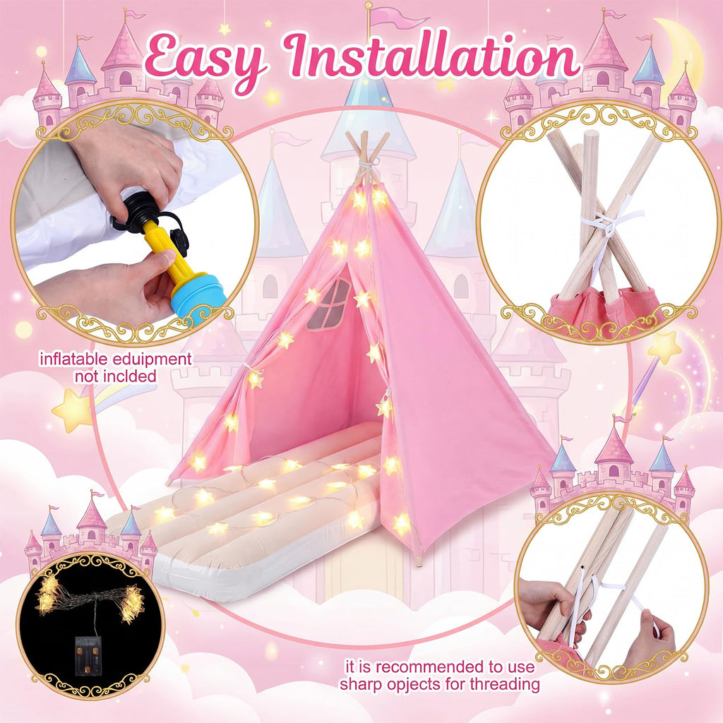 Chunm Slumber Party Teepee Tent