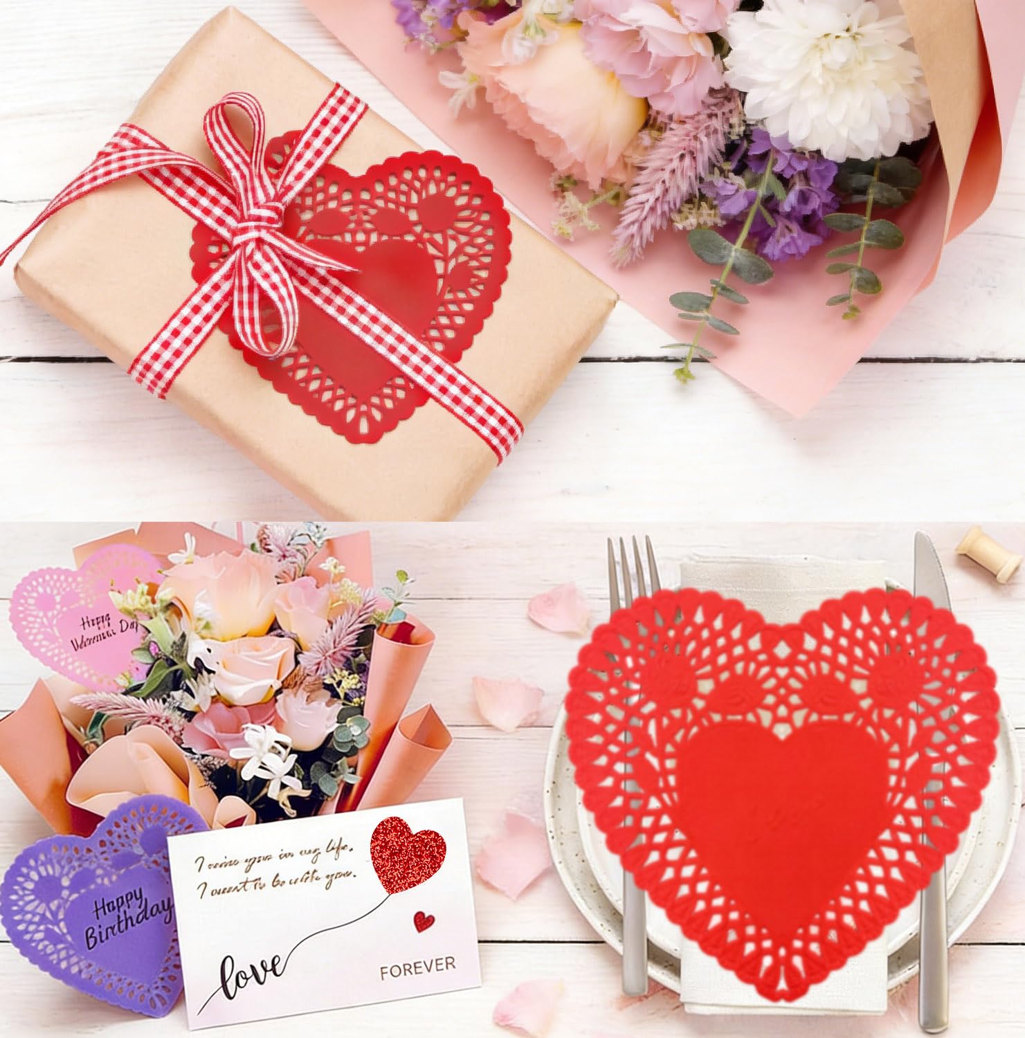 Heart Shaped Paper Doilies