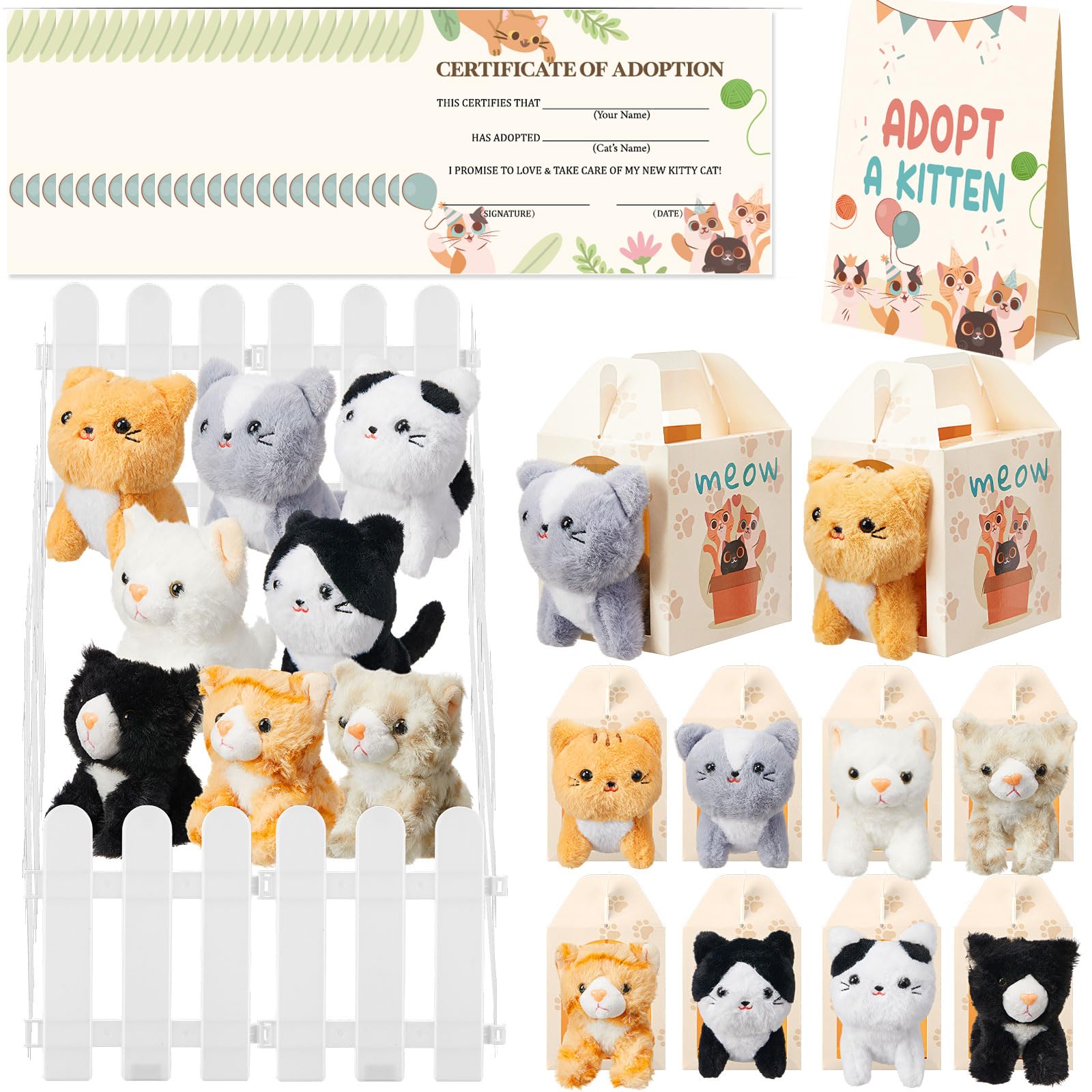 81-Piece Adopt a Pet Party Favor Set