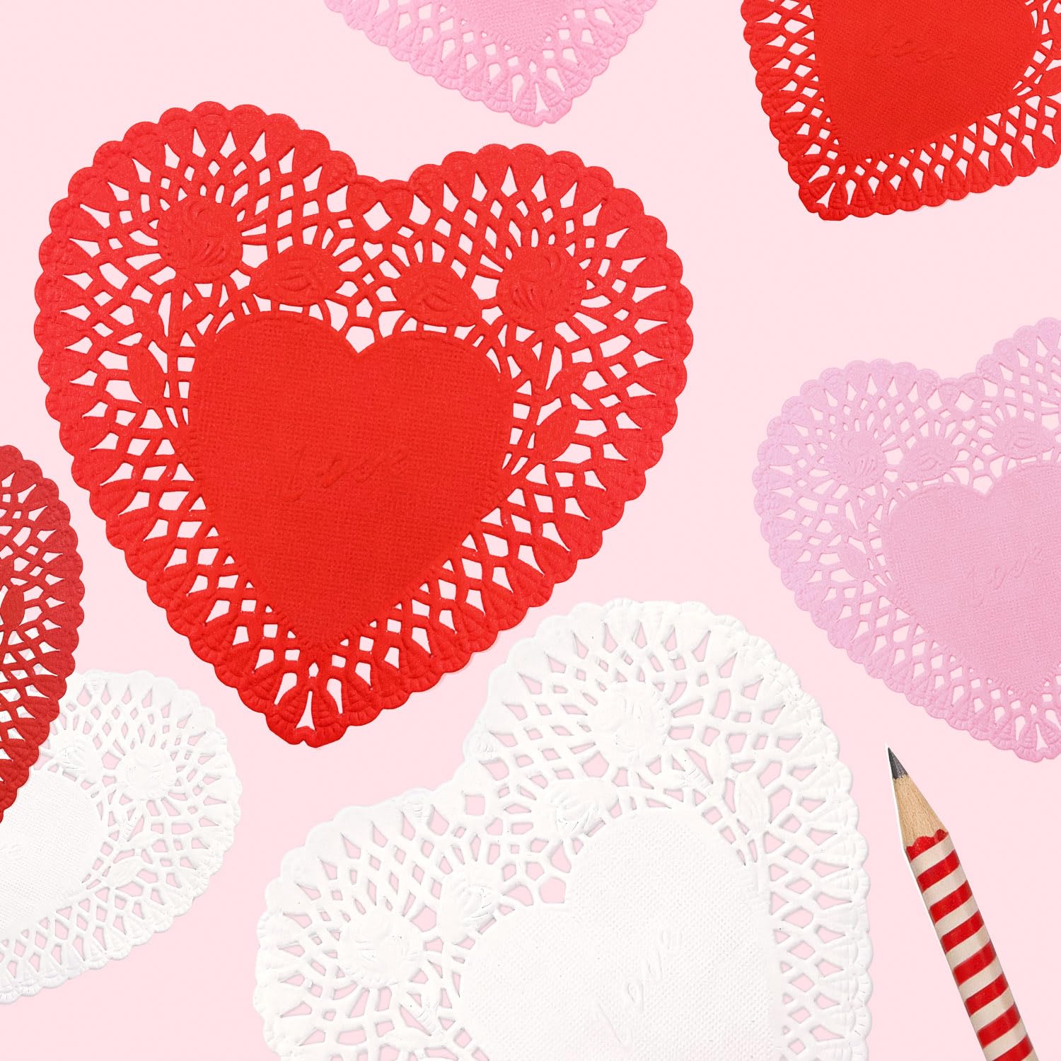 Heart Shaped Paper Doilies
