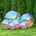 Joyaura 6-Pc Inflatable Mirror Ball Set, Large Shiny Decor Balls