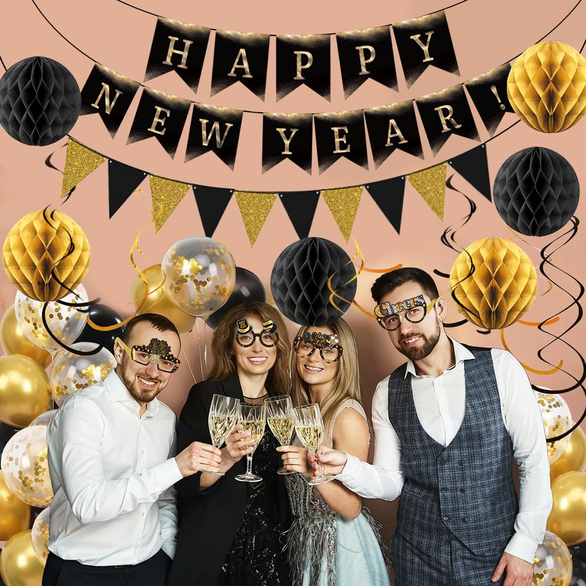 2027 New Year Party Decoration Set