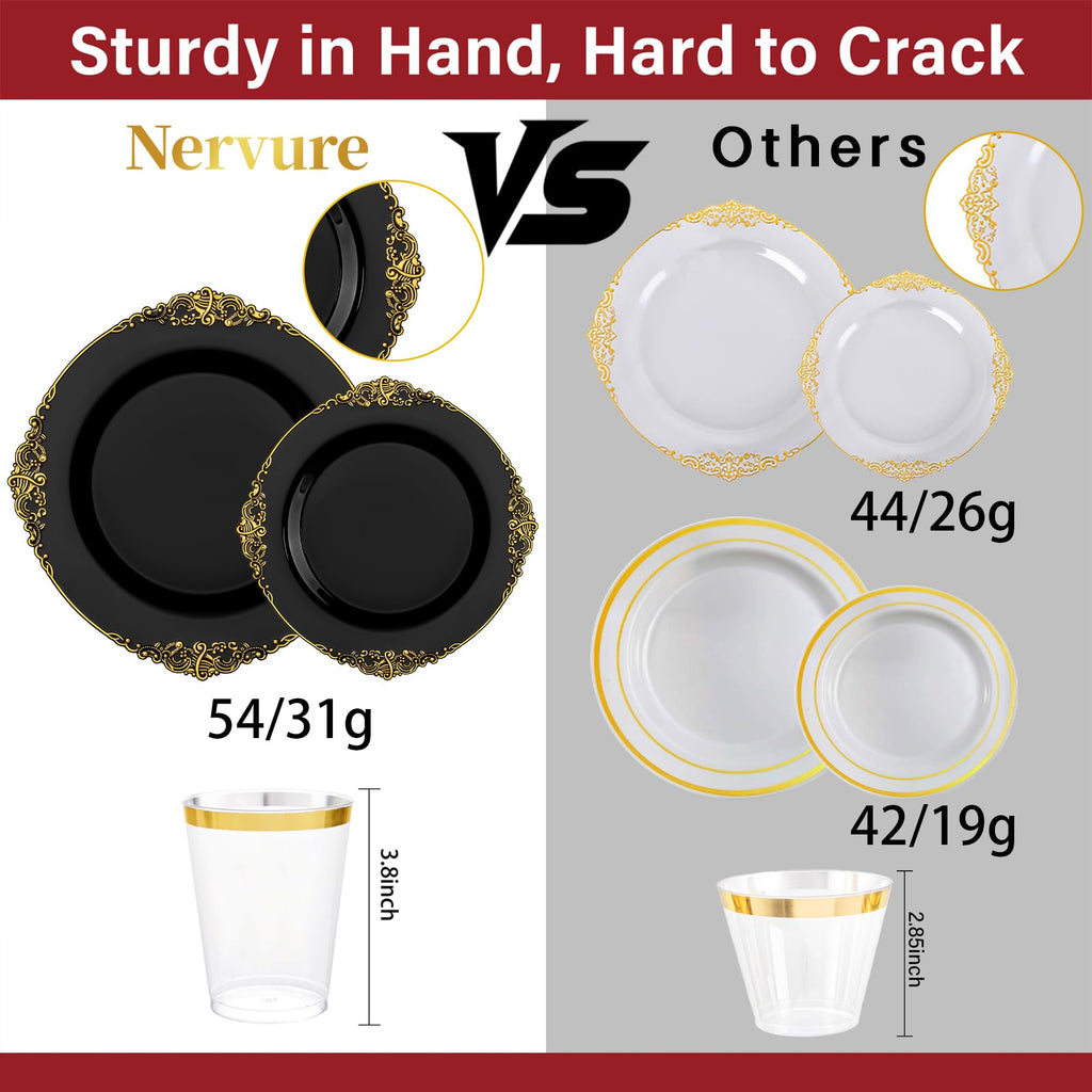 350-Piece Disposable Dinnerware Set