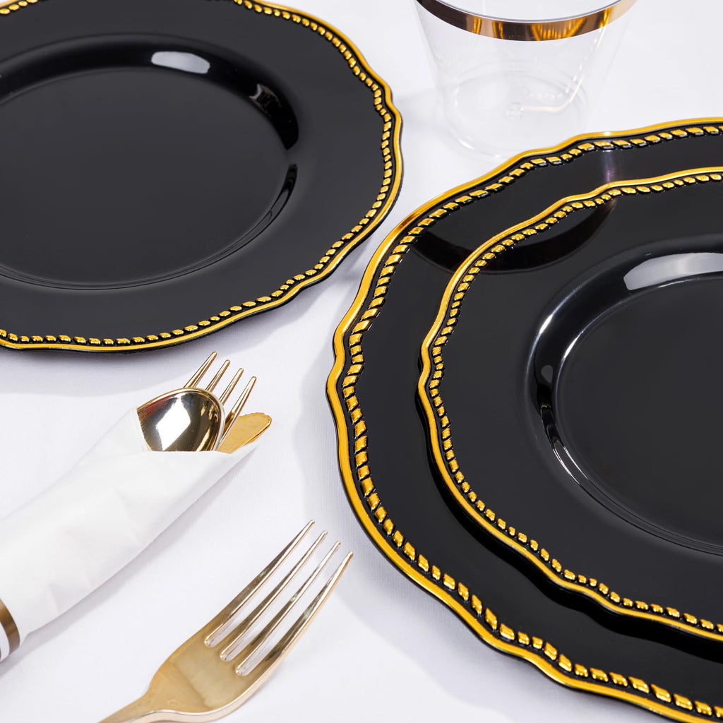 Hioasis Plastic Sets Disposable - Plastic Plates Set