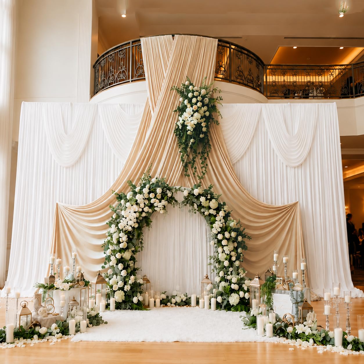 12 ft Backdrop Curtains for Weddings, Birthdays and Photos