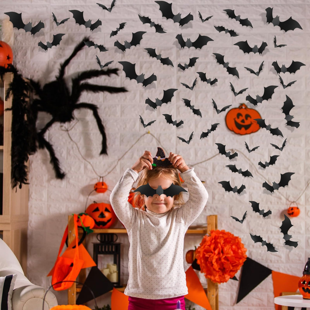 3D Halloween Bat Wall Stickers