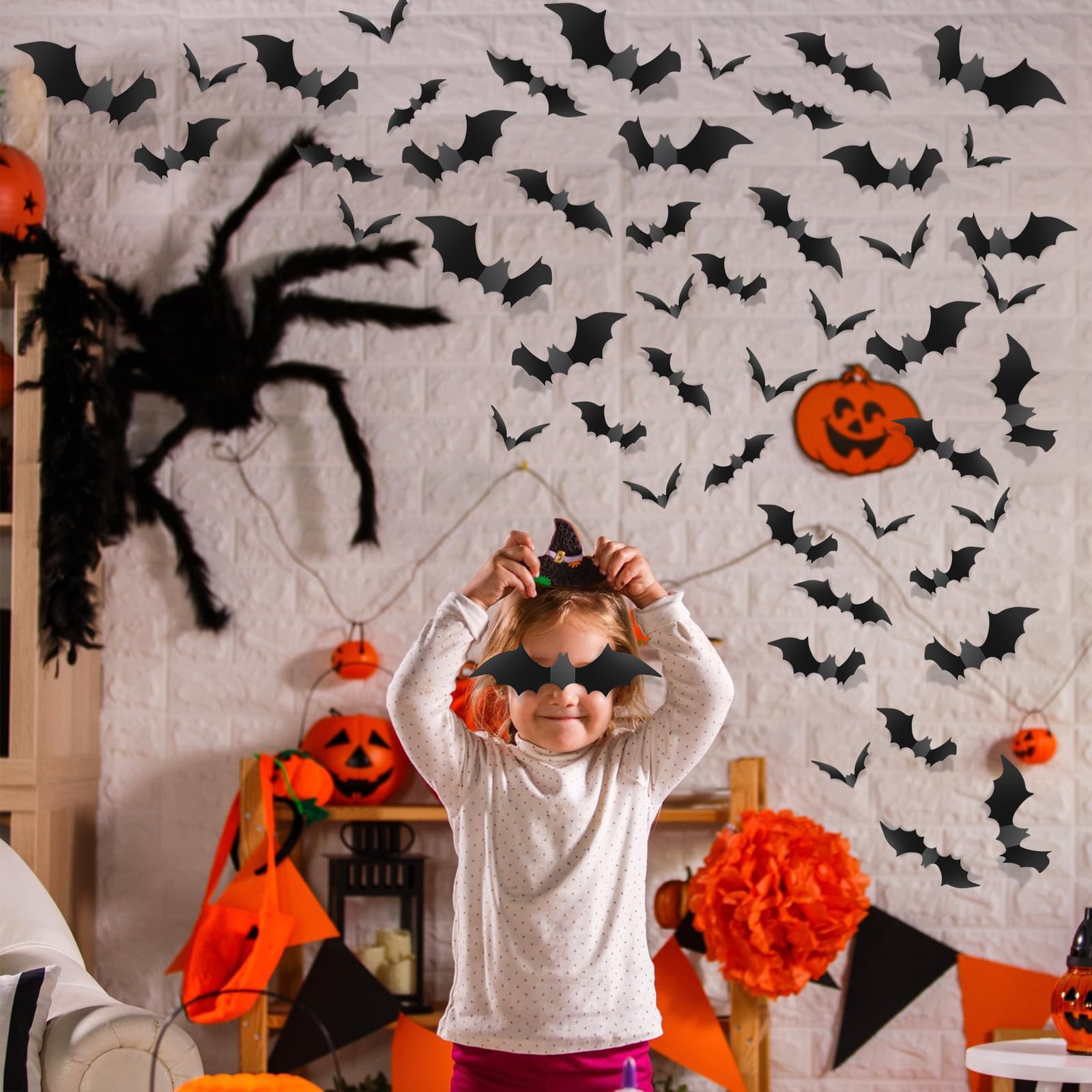 3D Halloween Bat Wall Stickers