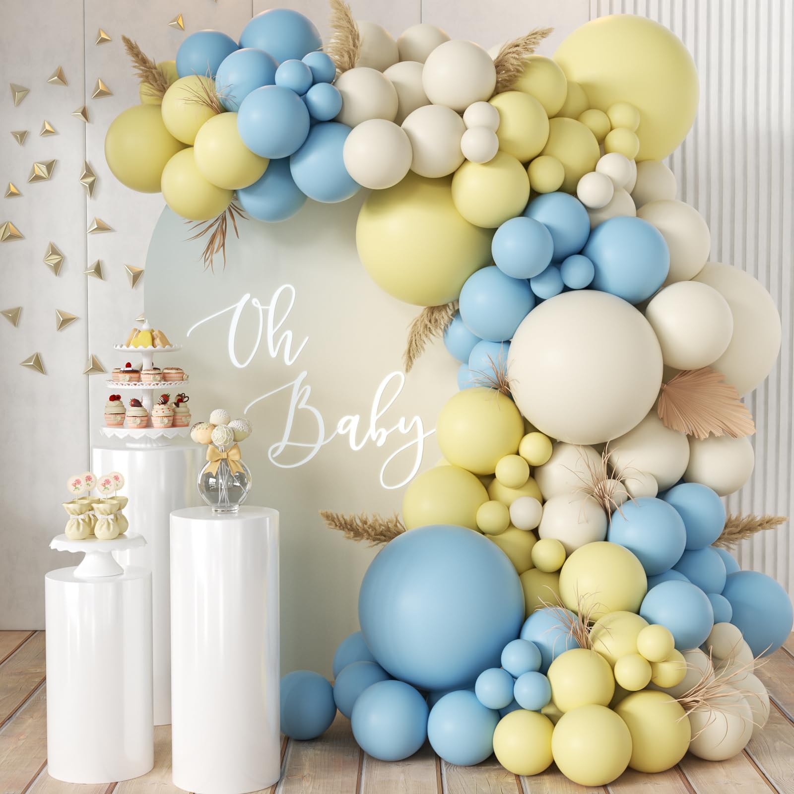 155-Piece Dusty Balloon Arch Kit