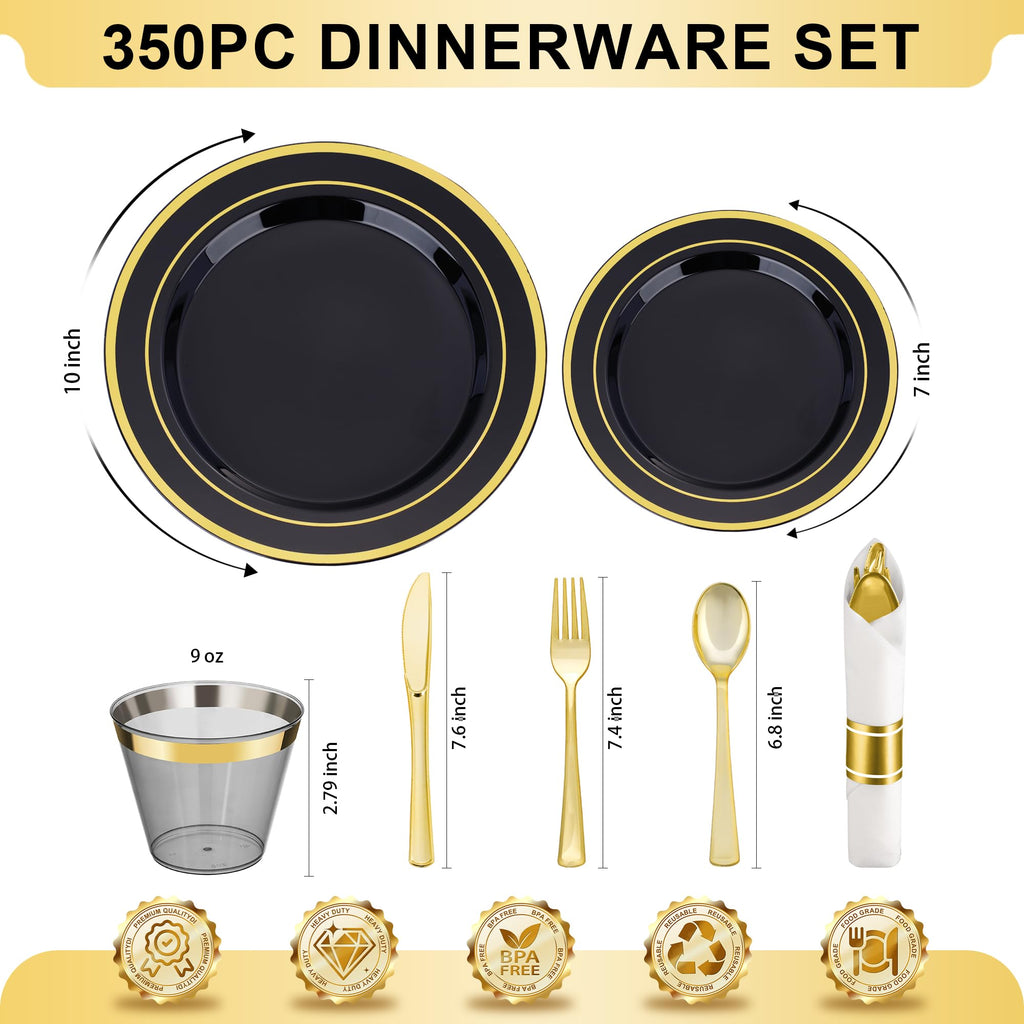 BESTVIP Disposable Party Set