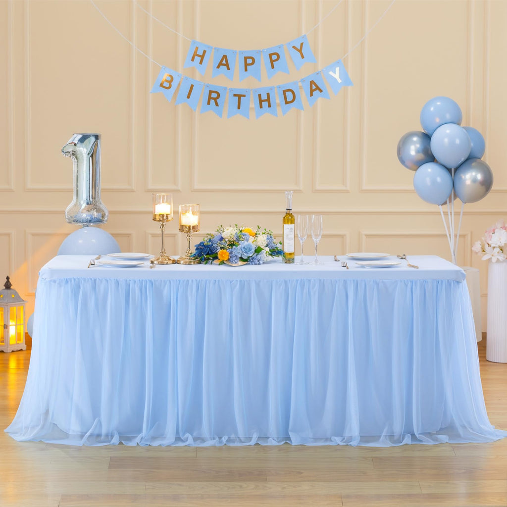 Tulle Tablecloth with Tutu Skirt