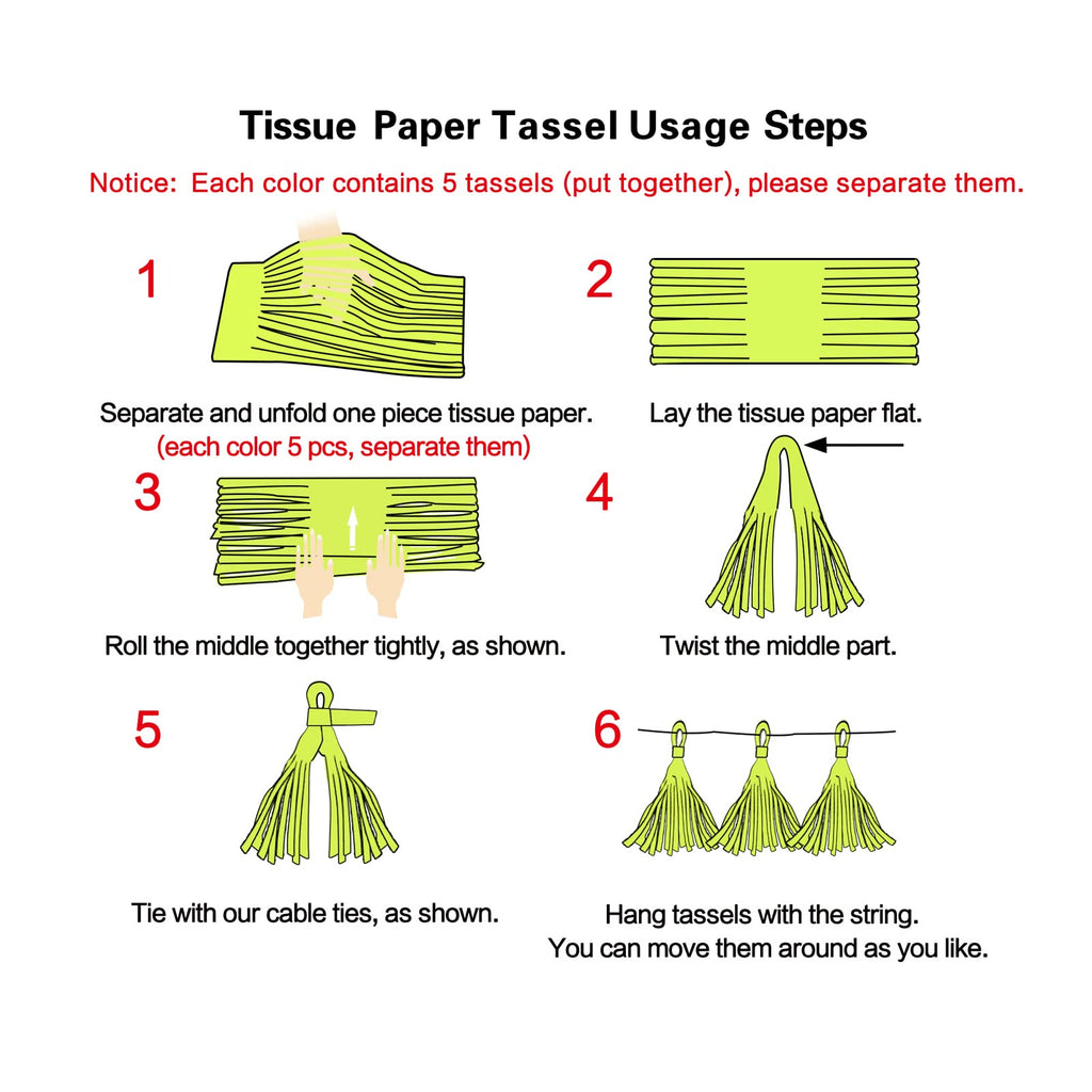 Paper Tassel Garland