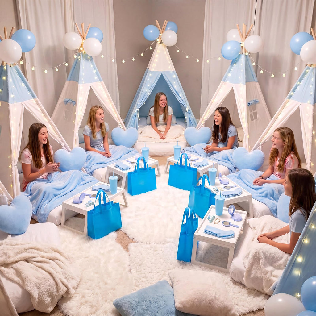 Fanfanwin 72 Pcs Sleepover Party Supplies, Spa Slumber Favor
