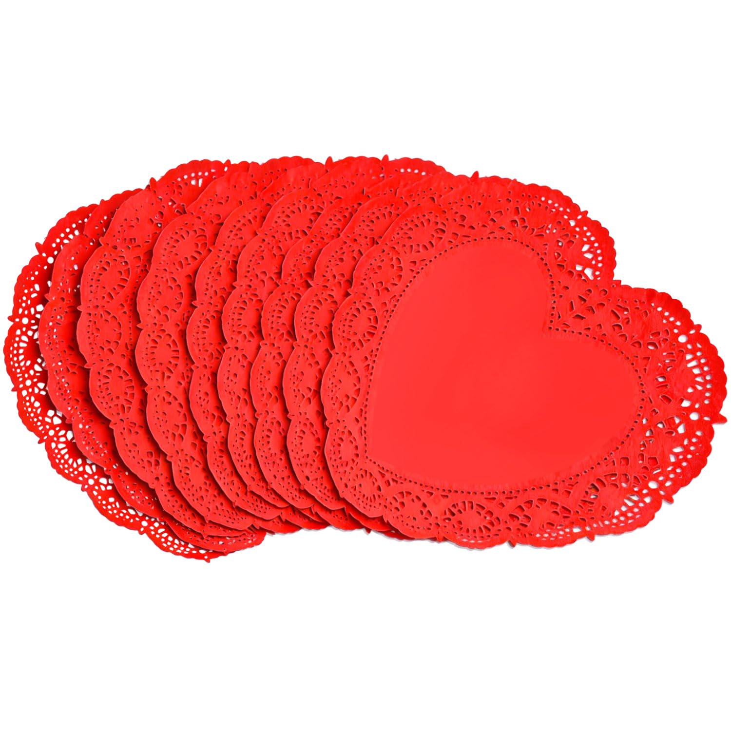 Heart Shaped Paper Doilies