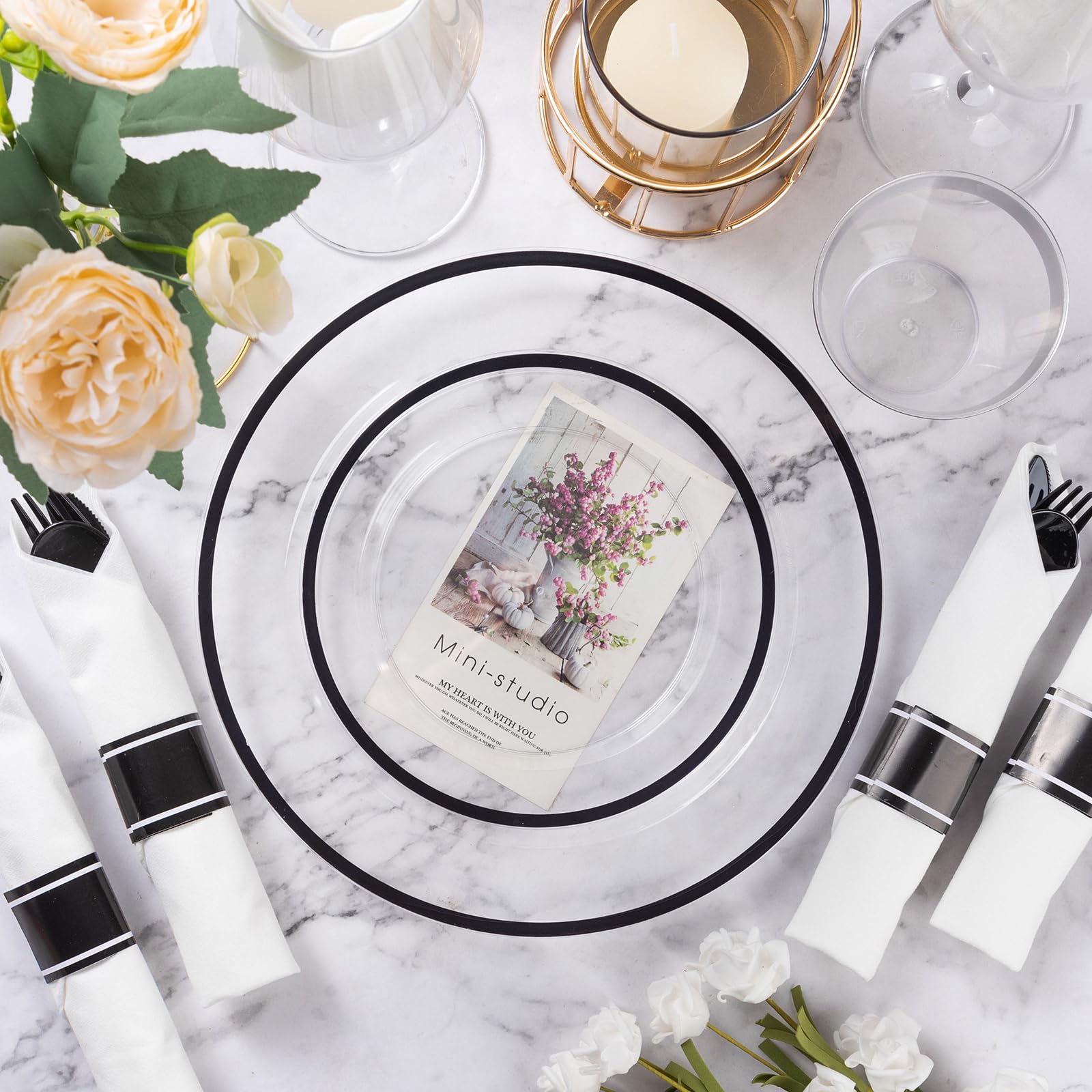 Goodluck Plastic Dinnerware Set for Party