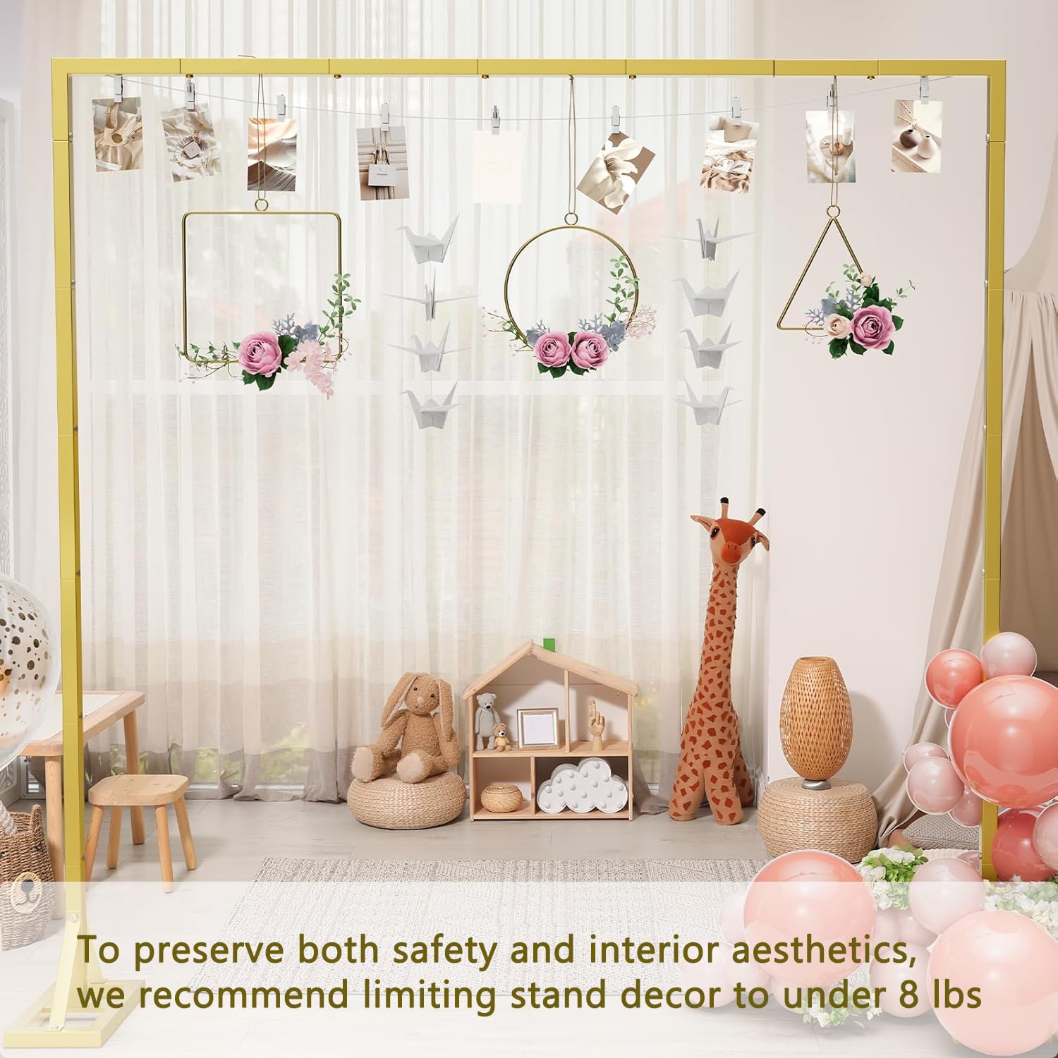 Adjustable Square Backdrop Stand