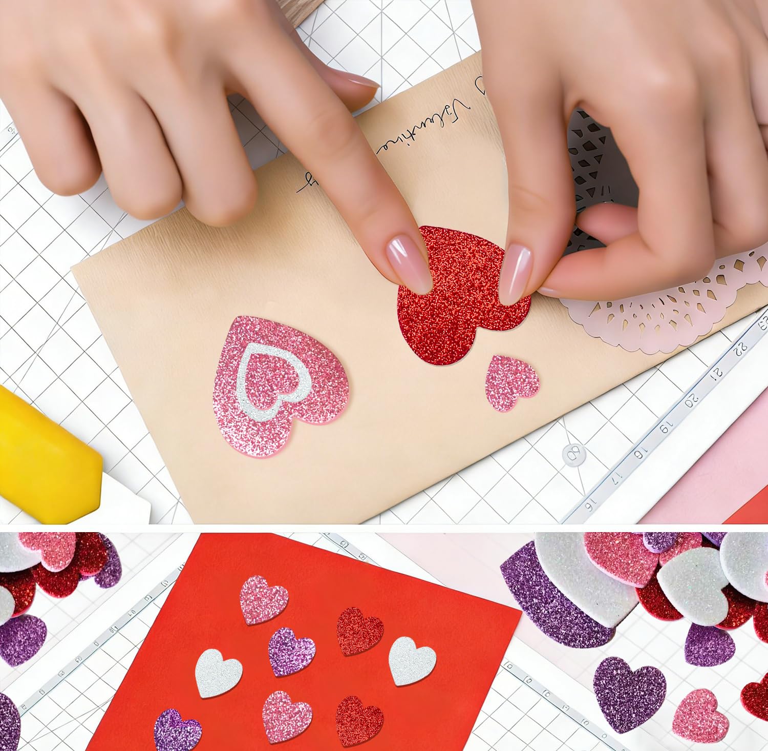 200-Piece Valentine’s Day Craft Set