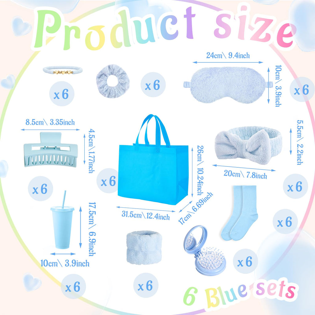 Fanfanwin 72 Pcs Sleepover Party Supplies, Spa Slumber Favor