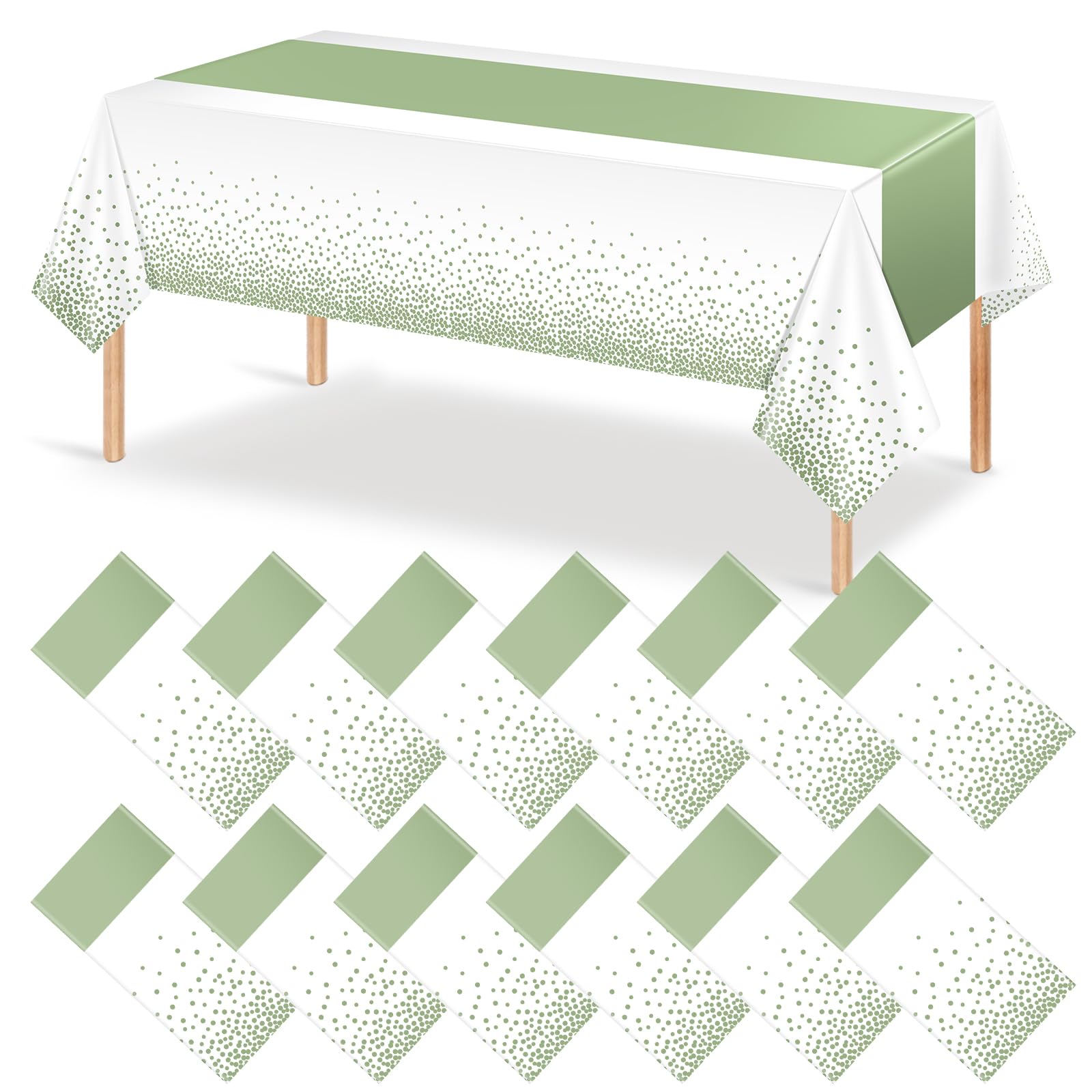 MASHAN Tablecloth Printed Table Runner