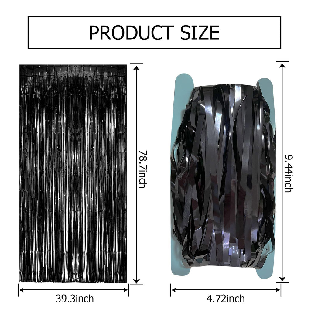Foil Fringe Backdrop Curtain