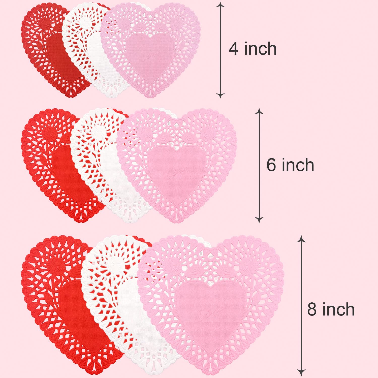Heart Shaped Paper Doilies