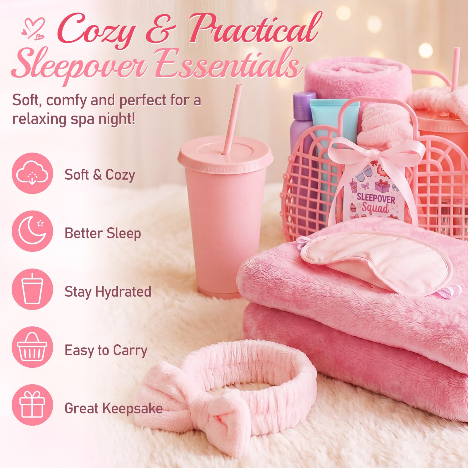 6-Piece Sleepover Party Favor Set