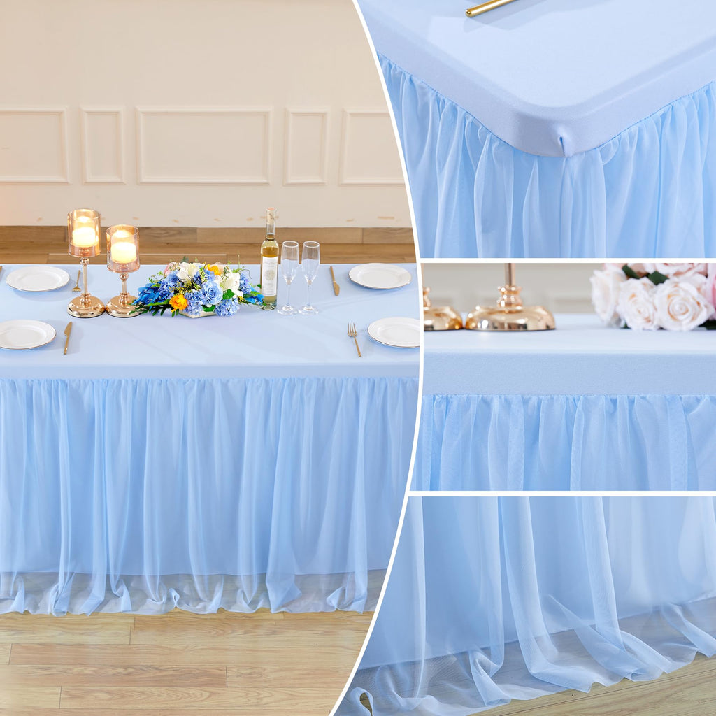 Tulle Tablecloth with Tutu Skirt