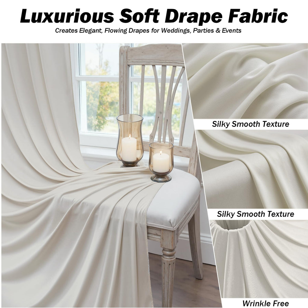 12 ft Backdrop Curtains for Weddings, Birthdays and Photos