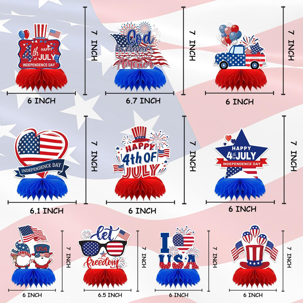 10-Piece Honeycomb Centerpiece Set
