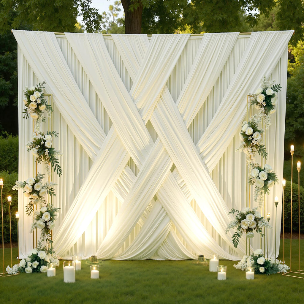 12 ft Backdrop Curtains for Weddings, Birthdays and Photos
