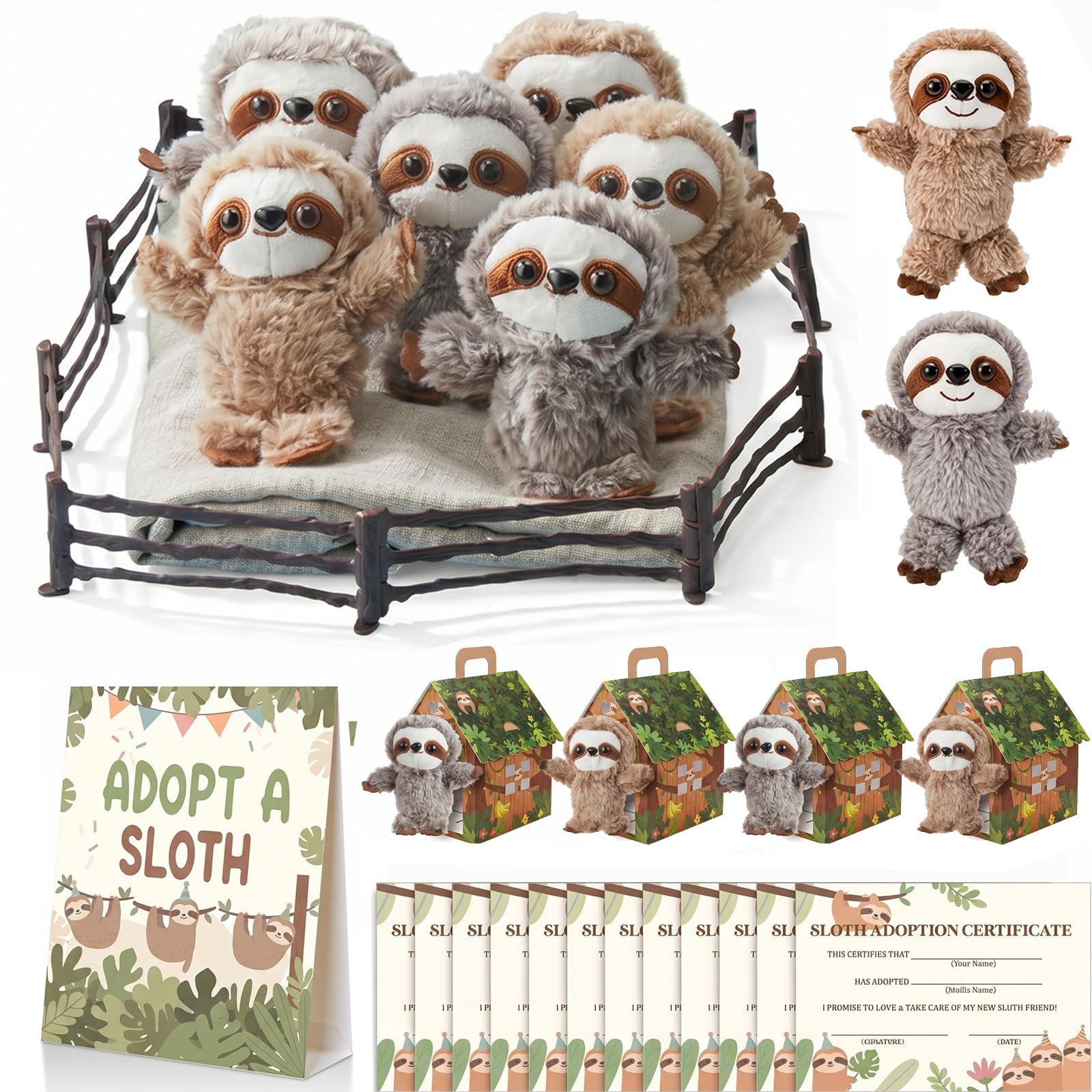 81-Piece Adopt a Pet Party Favor Set