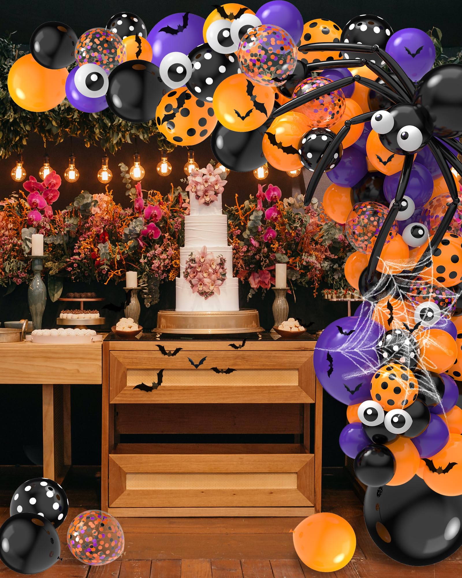 126-Piece Halloween Balloon Arch Kit
