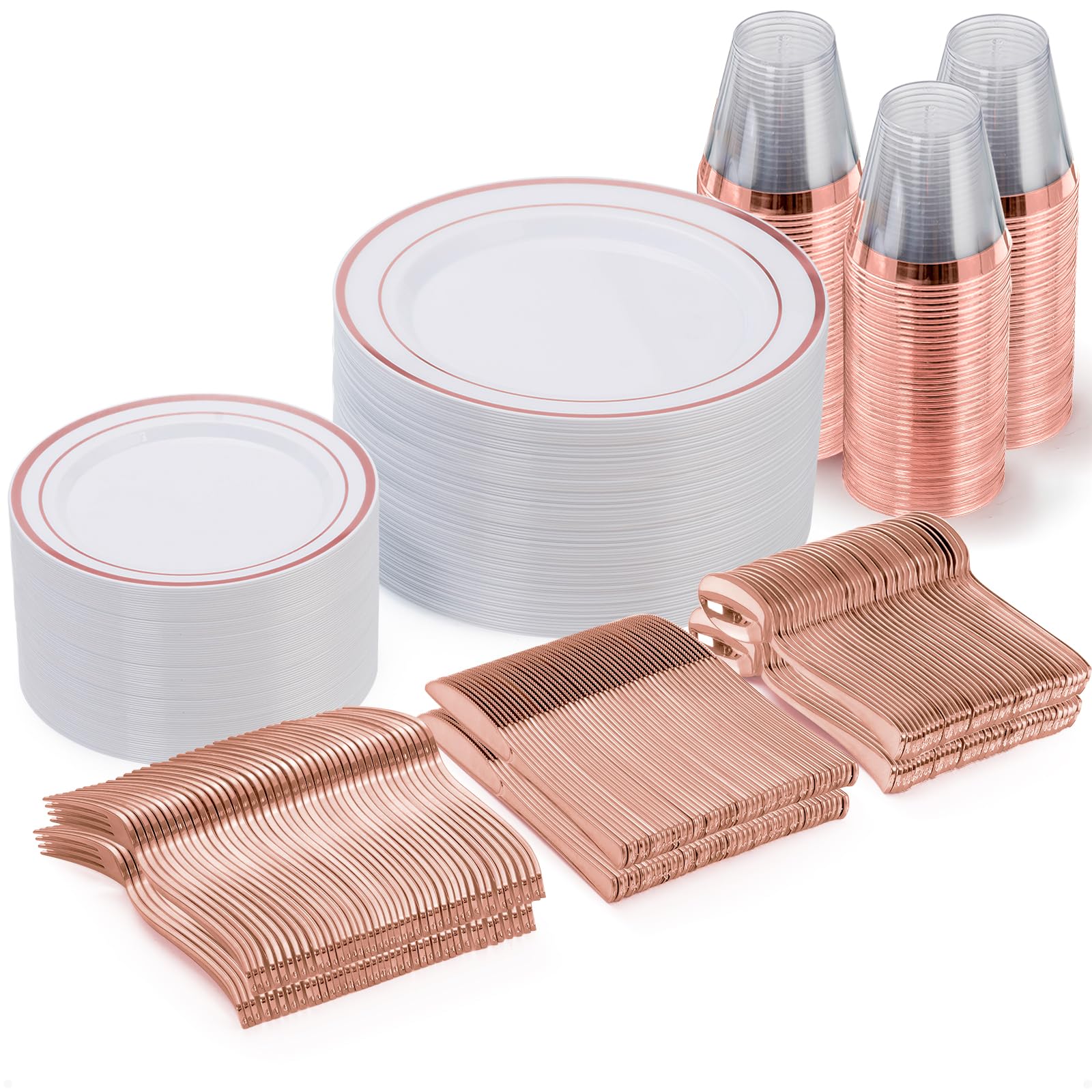 Goodluck 150 300 600 Plastic Dinnerware Set