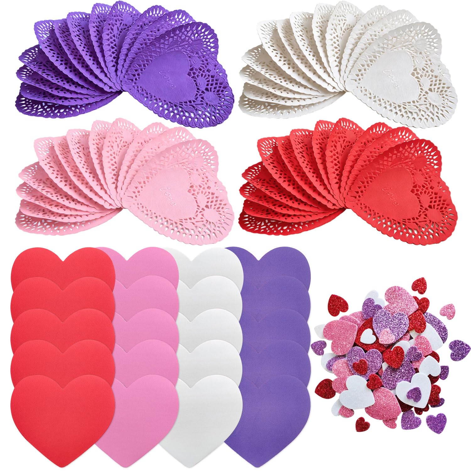 200-Piece Valentine’s Day Craft Set